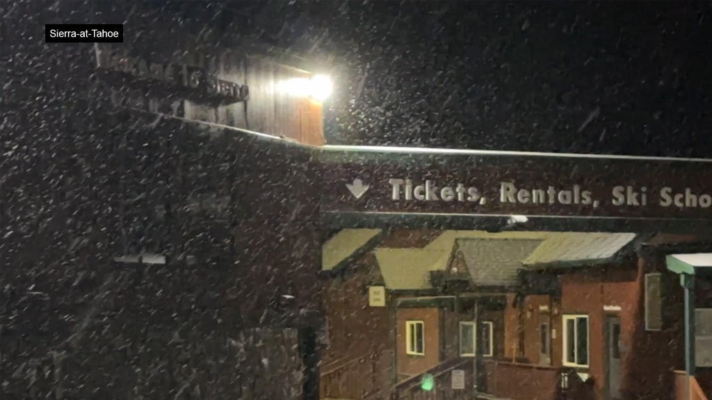 Northern California Sierra sees some early-season snow — CBS Bay Area (KPIX), Orinda Sports news