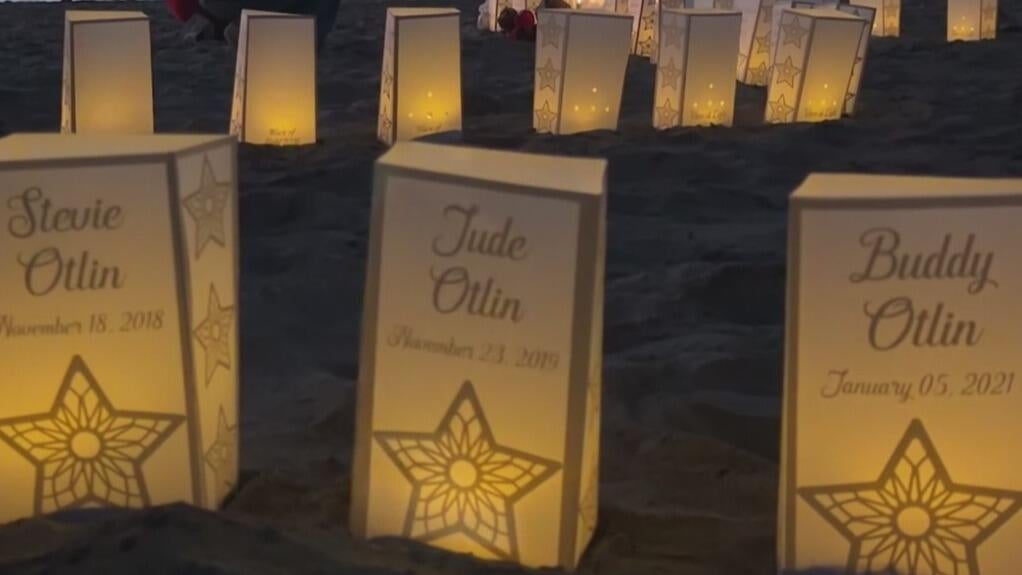 At San Francisco's Baker Beach, a wave of light honors babies lost too soon — CBS Bay Area (KPIX), Orinda Community news