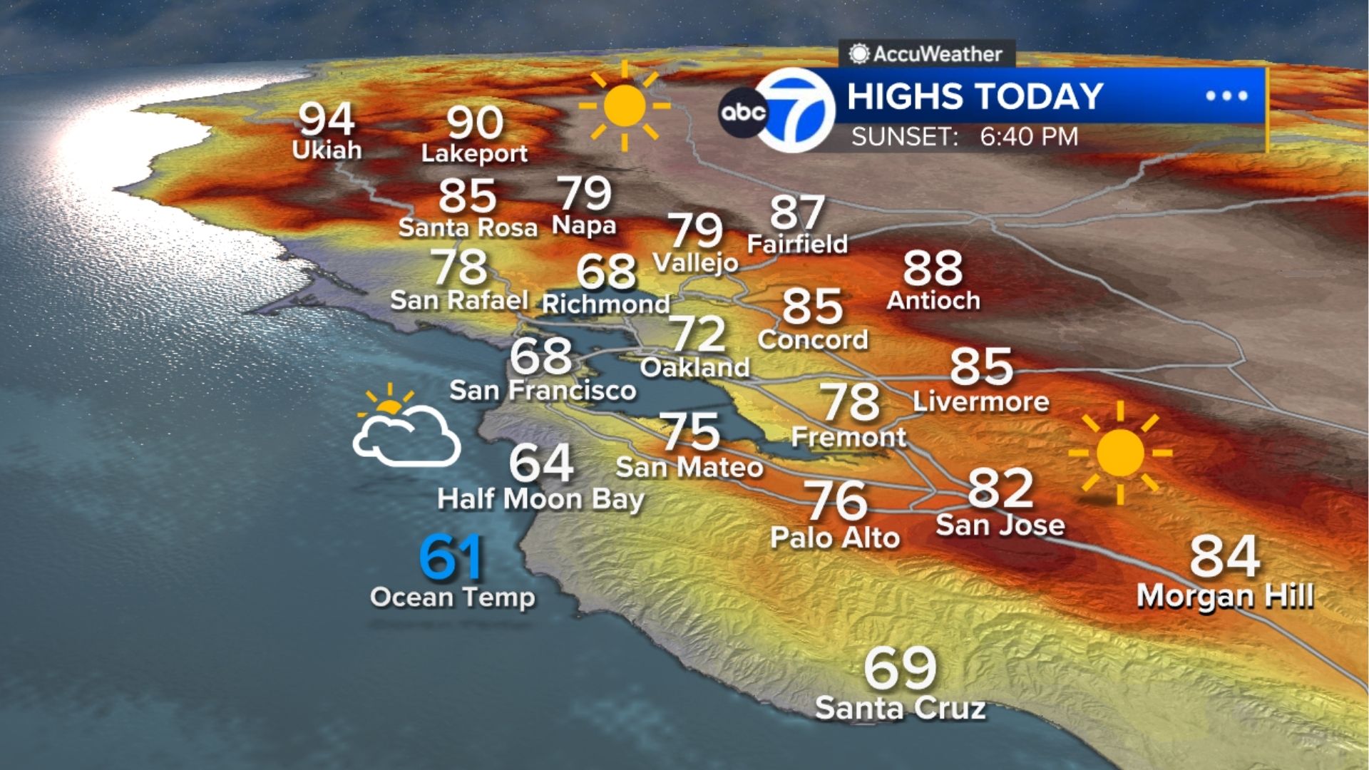 AccuWeather Forecast: Relief from heat is here with fog along the coast
— ABC 7 Bay Area, Orinda Community news
