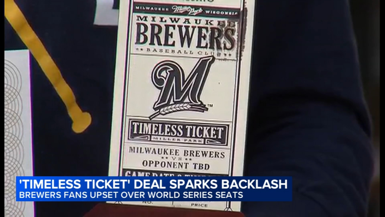 Brewers 'Timeless Ticket' holders say the team isn't fully honoring deal for World Series seats
       — ABC 7 Bay Area, Orinda Schools news