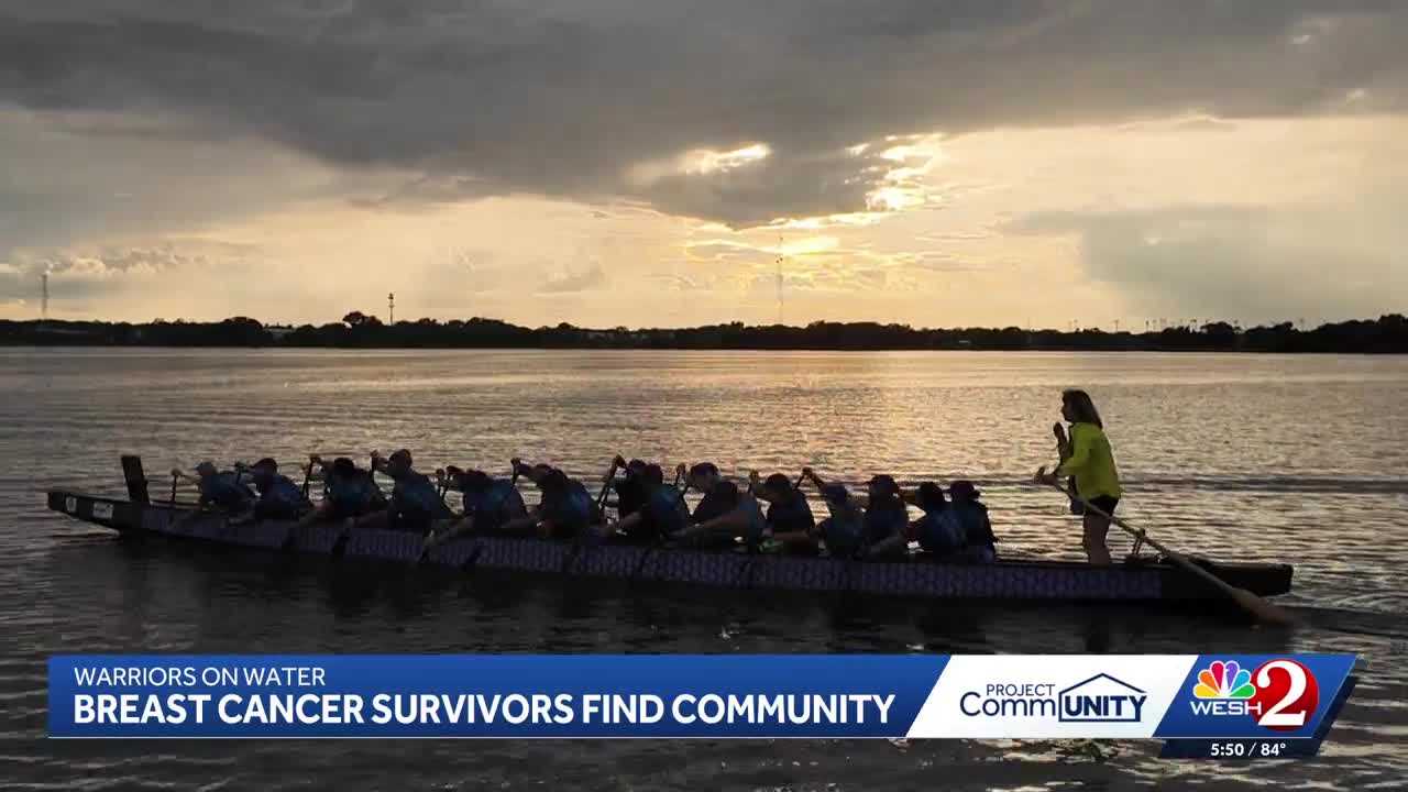 Breast cancer survivors find strength and sisterhood on Orlando dragon rowing team — WESH 2 Orlando, Orinda Sports news