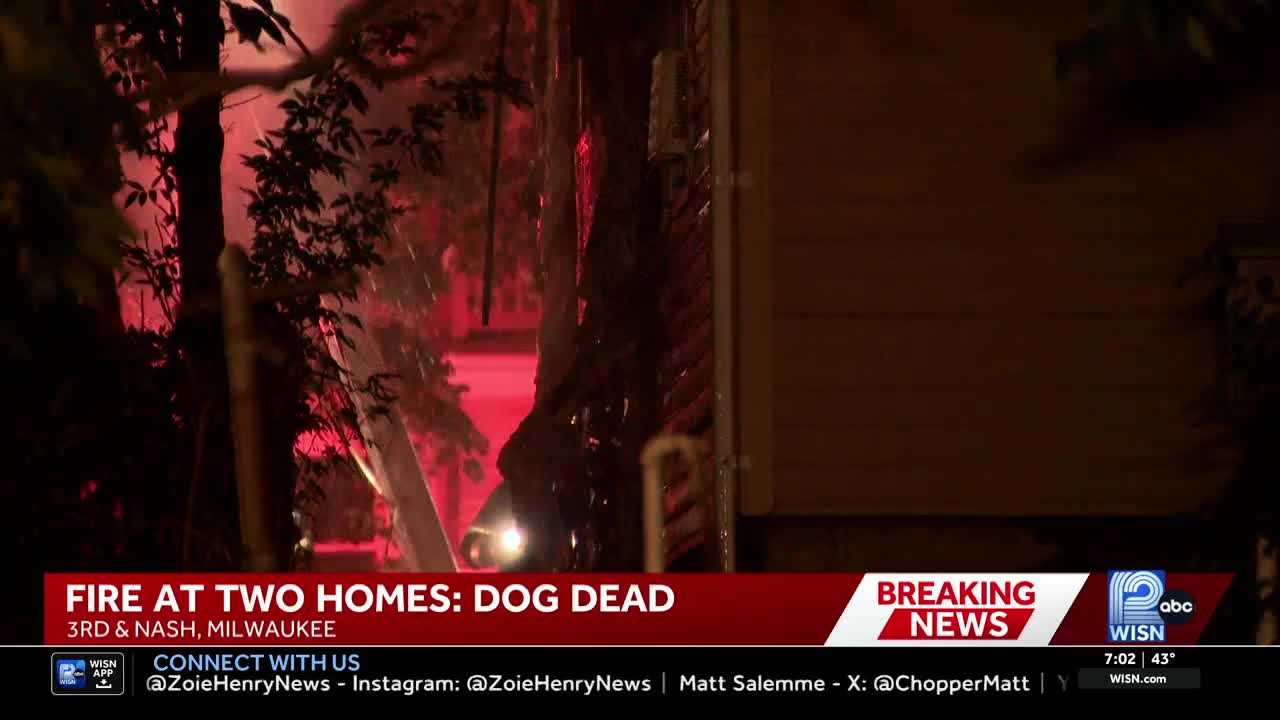 Dog killed during overnight fire that spread from one Milwaukee home to a second — WISN 12 Milwaukee, Orinda Community news