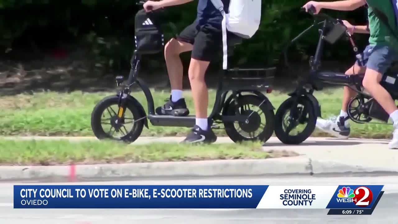 Oviedo city council to vote on micromobility rules to improve sidewalk safety — WESH 2 Orlando, Orinda Government news