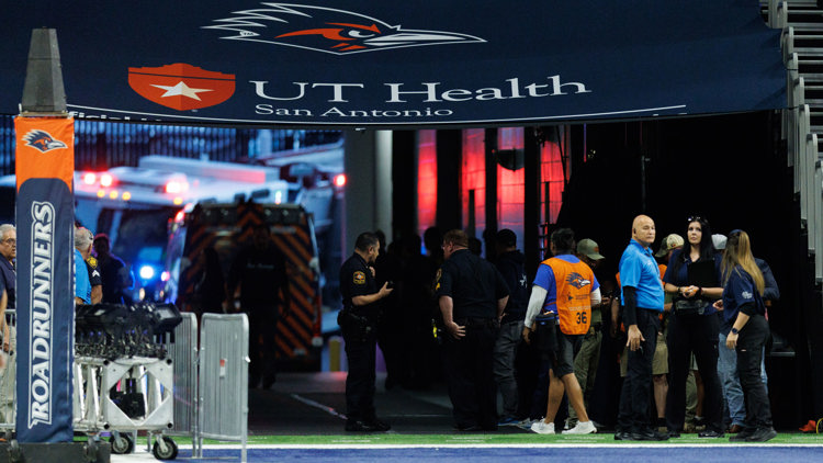 Military member dies after falling while rappelling from Alamodome's ceiling before UTSA vs. Navy game — KENS 5 (San Antonio), Orinda Sports news
