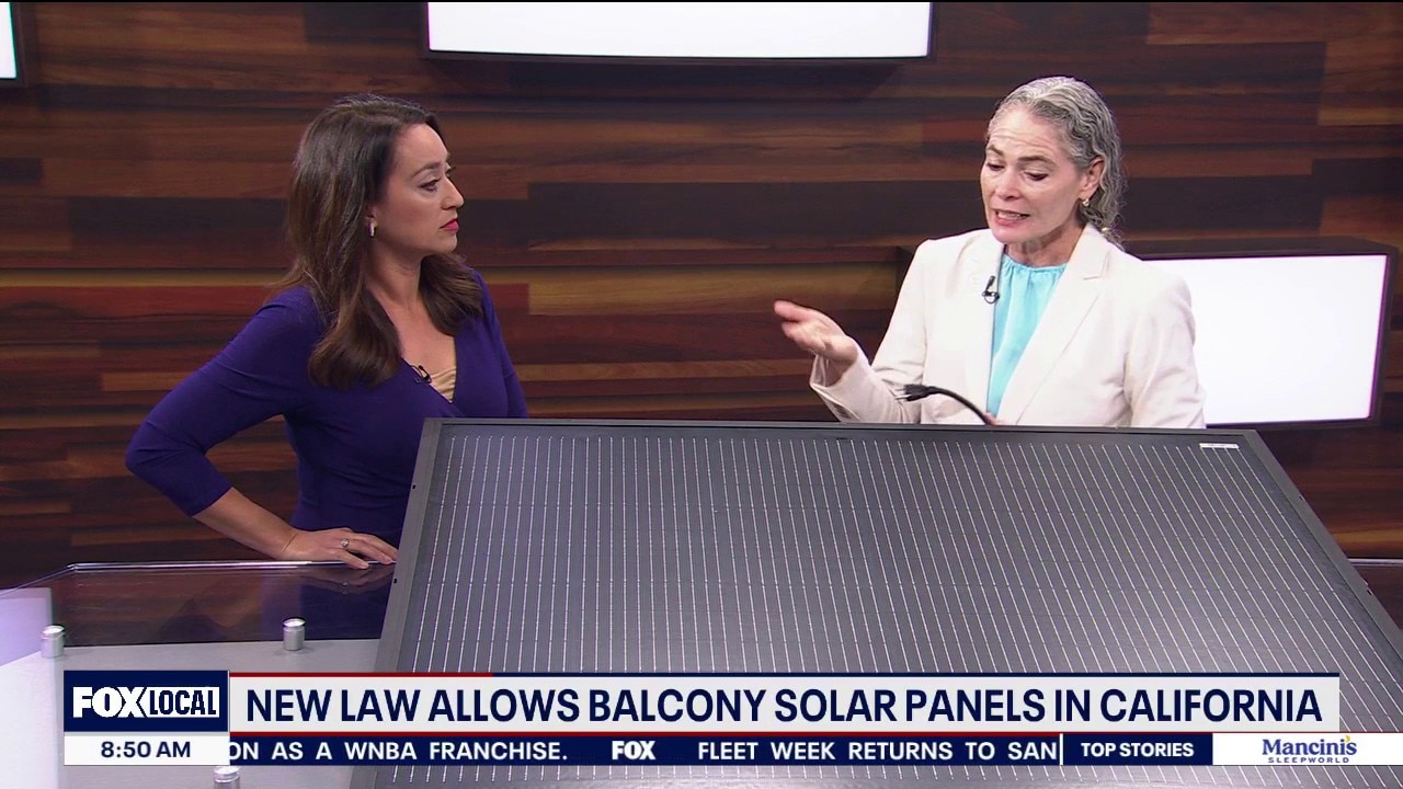How balcony solar panels work, under new California law allowing them — KTVU FOX 2 Bay Area, Orinda Community news