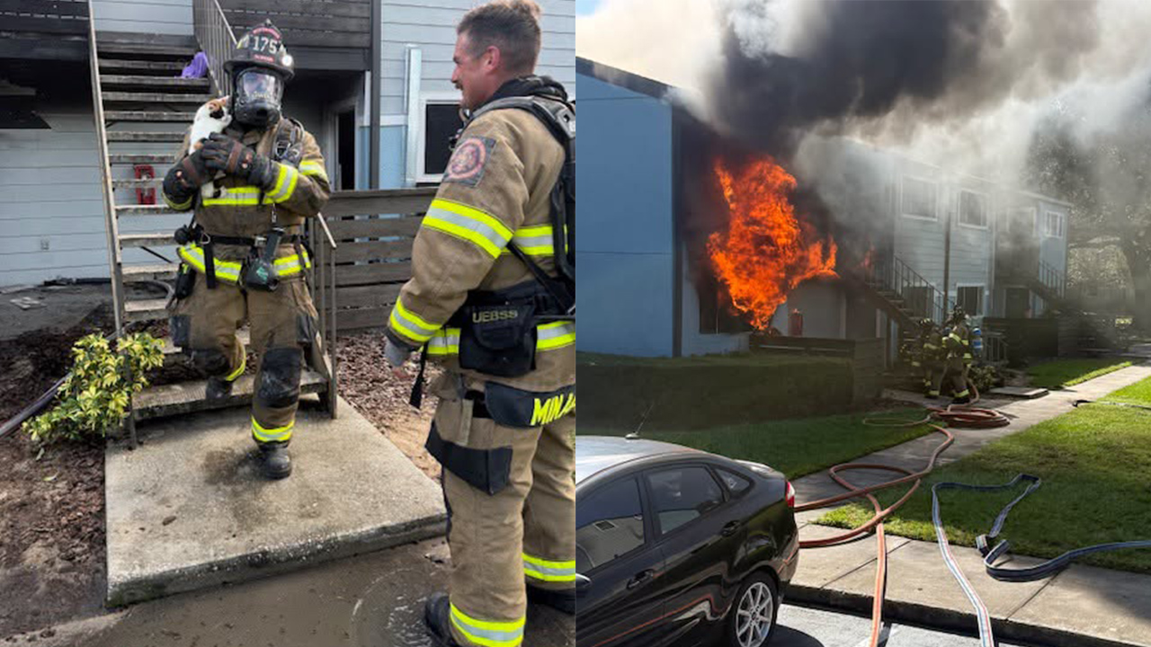 5 adults displaced, 5 pets rescued in Winter Haven apartment complex fire — FOX 13 Tampa Bay News