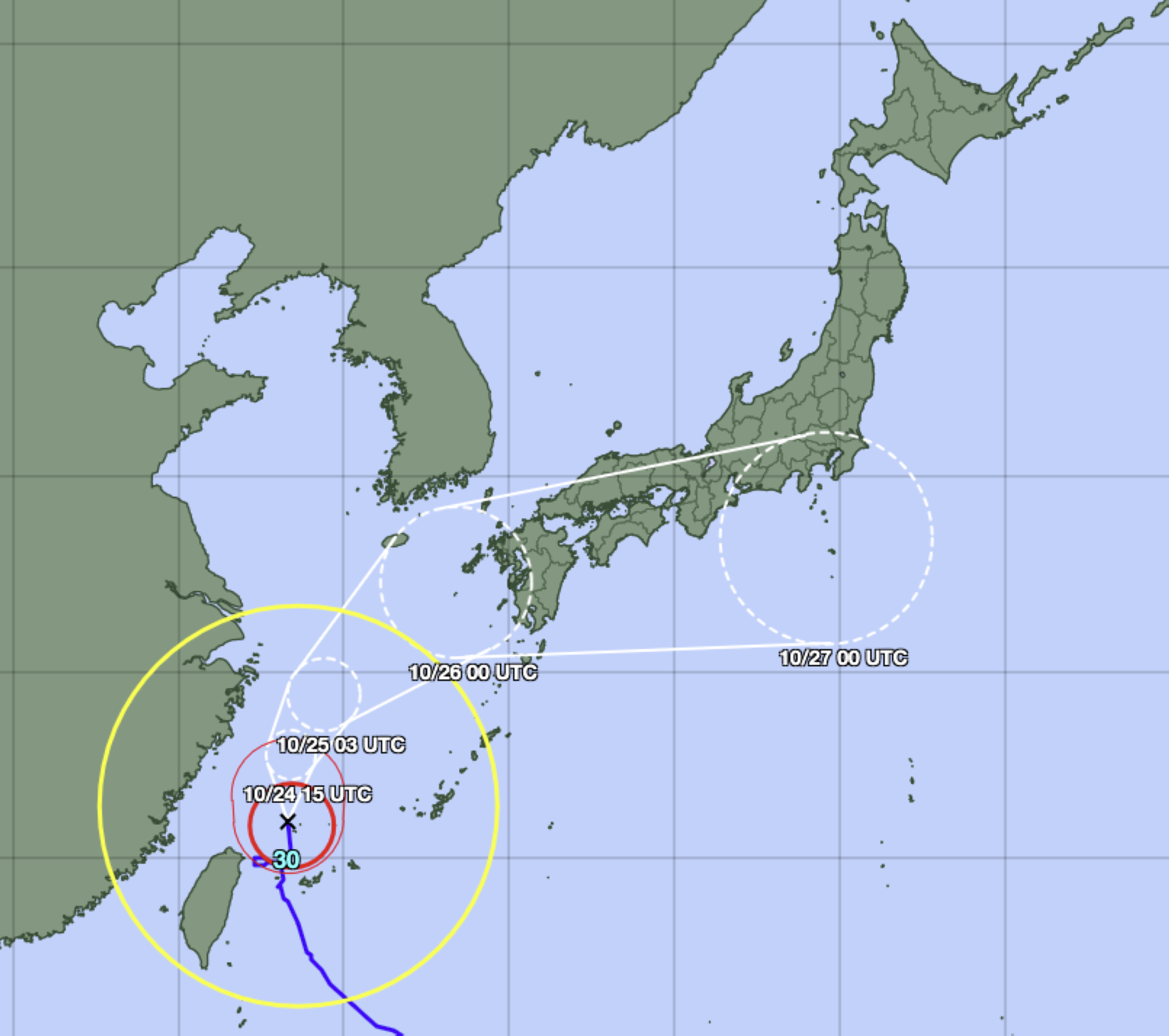  Typhoon Champi traveling north of Okinawa islands  — Japan Times